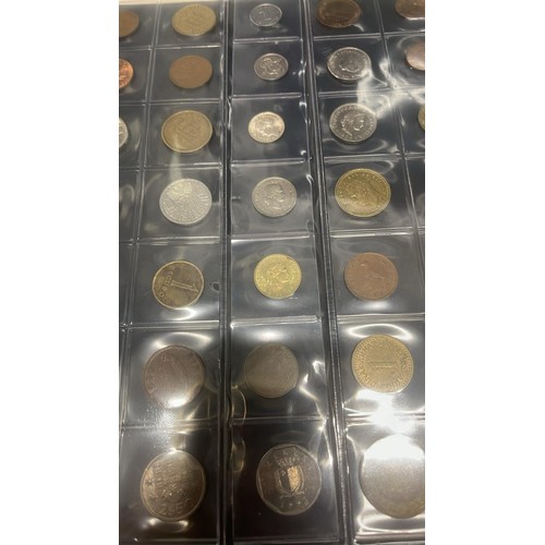 53 - FOLDER OF 400 WORLD COINS