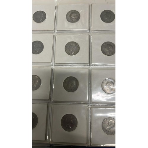 52 - FOLDER OF BRITISH  COINS