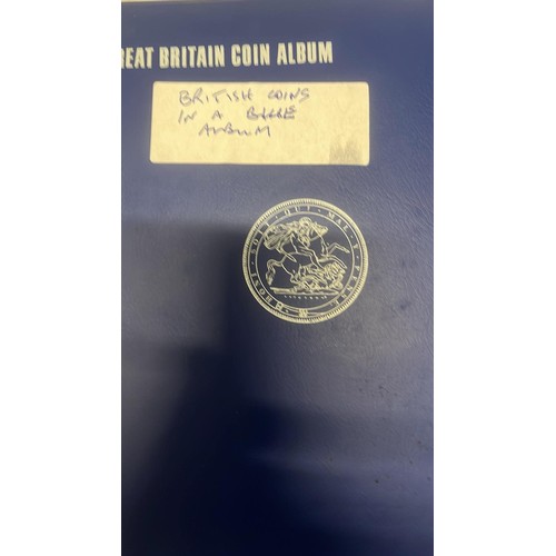 52 - FOLDER OF BRITISH  COINS