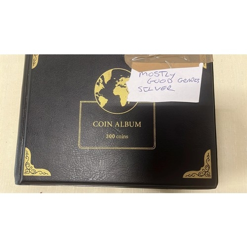 990 - FOLDER OF MIXED COINAGE