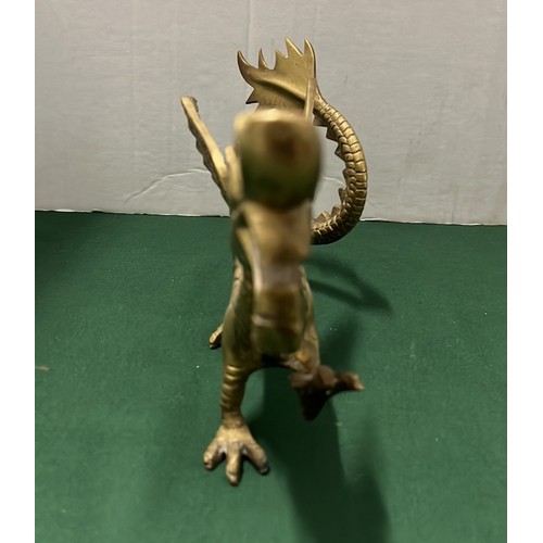 225 - BRASS DRAGON FIGURE