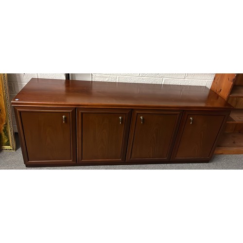 223 - MAHOGANY FINISH SIDEBOARD