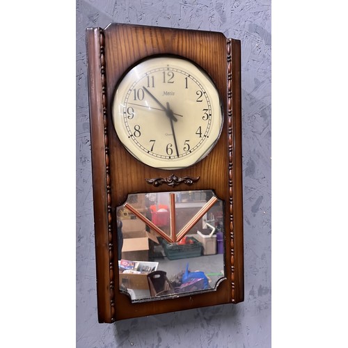 221 - TWO WALL CLOCKS / SEE PICTURES