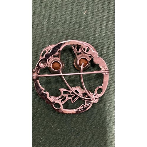 63 - SILVER CELTIC BROOCH