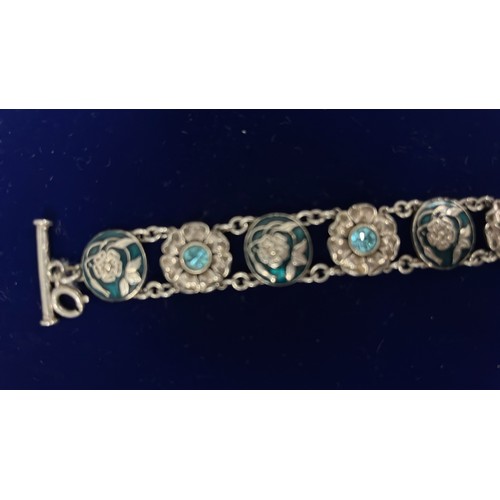 176 - SILVER DECORATIVE BRACELET