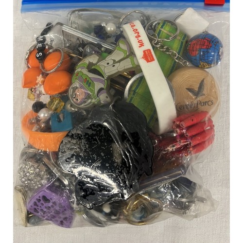 202 - MIXED KEY RINGS AND MORE