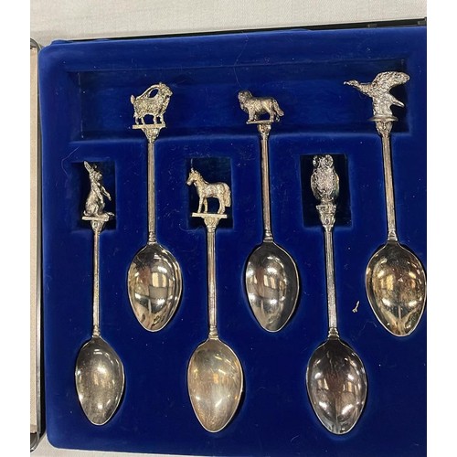 124 - COLLECTORS TEA SPOONS