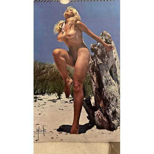 57 - VINTAGE EROTICA CALENDARS FOR YEARS 1964 / 65 / 67 SEE ALL PICTURES