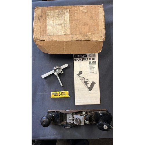 39 - STANLEY RB10 WOOD PLANE BOXED