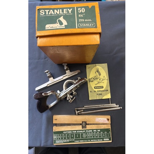 38 - STANLEY 50 PLANE BOXED