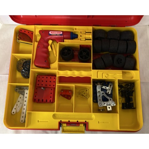 32 - MECCANO PARTS WITH CASE