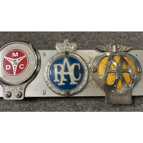 83 - MOUNTED CAR CLUB BADGES