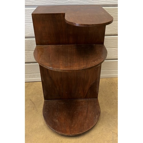 341 - WOODEN SIDE LAMP TABLE