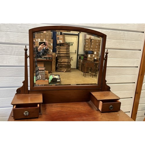 354 - WALNUT INLAID DRESSING CHEST