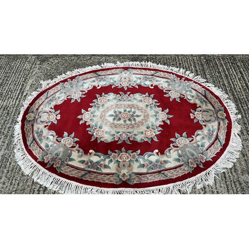 374 - RED FLOOR OVER RUG