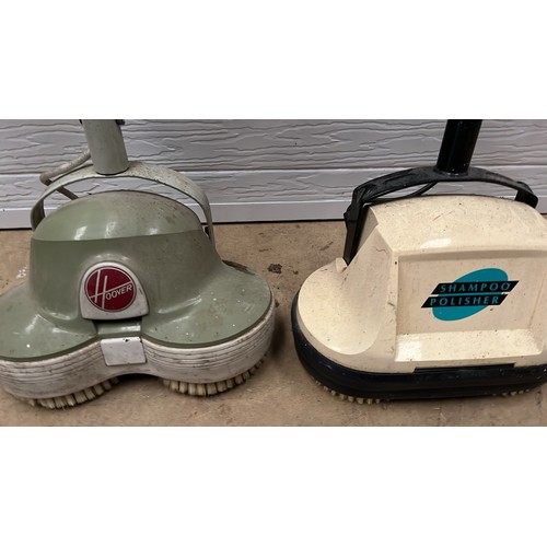 378 - VINTAGE HOOVER FLOOR POLISHER AND ONE OTHER