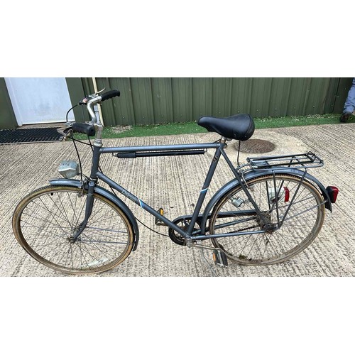 380 - VINTAGE RALEIGH GENTS BICYCLE IN GREY