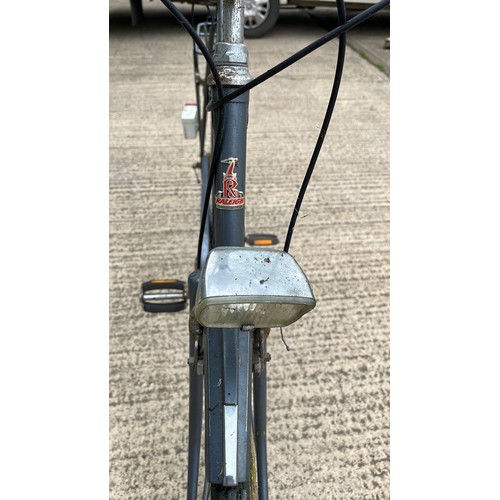 380 - VINTAGE RALEIGH GENTS BICYCLE IN GREY