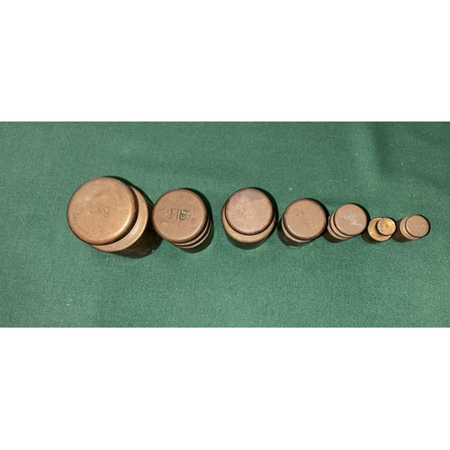 307 - SOLID BRASS CHURN WEIGHTS