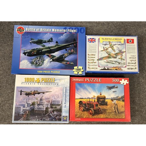 389 - 4 X AIRCRAFT PUZZLES