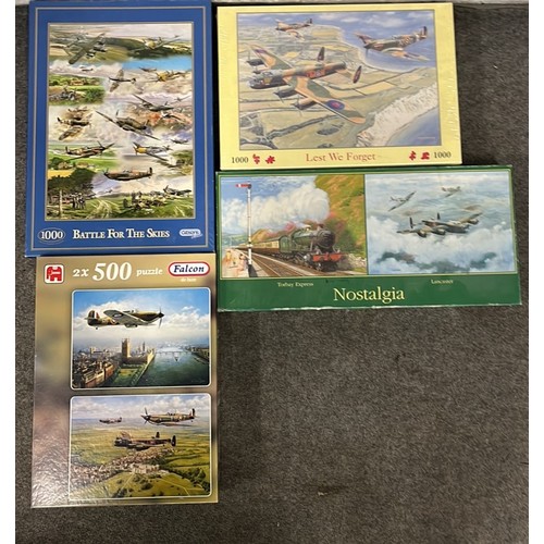 388 - 4 X AIRCRAFT PUZZLES