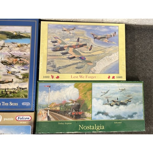 388 - 4 X AIRCRAFT PUZZLES