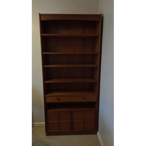 417 - PARKER KNOLL BOOKSHELF UNIT