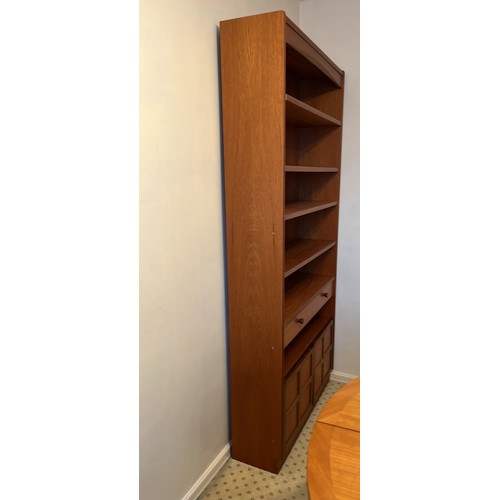 417 - PARKER KNOLL BOOKSHELF UNIT