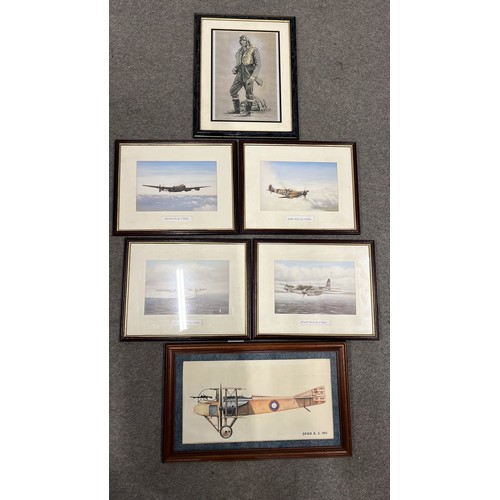 260 - FRAMED BATTLE OF BRITON AIRCRAFT