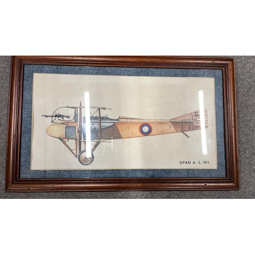 260 - FRAMED BATTLE OF BRITON AIRCRAFT