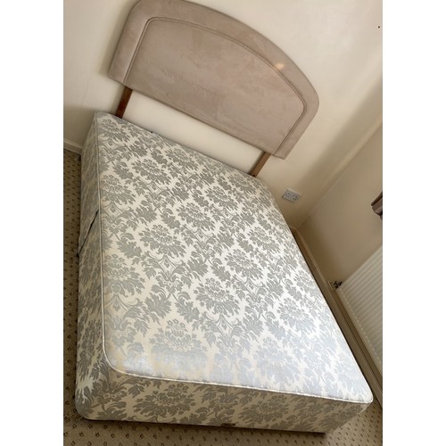 429 - DOUBLE DIVAN BED SET USED / DOES HAVE SLIGHT STAIN