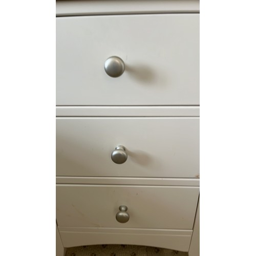 433 - THREE DRAWER BED SIDE CHEST