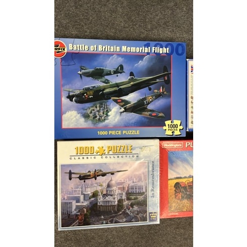 389 - 4 X AIRCRAFT PUZZLES