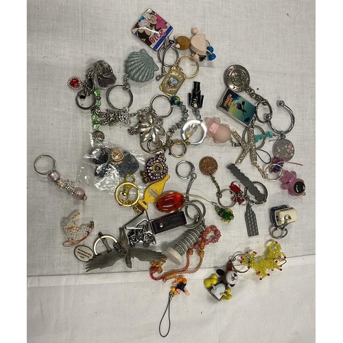 197 - COLLECTION OF KEY RINGS