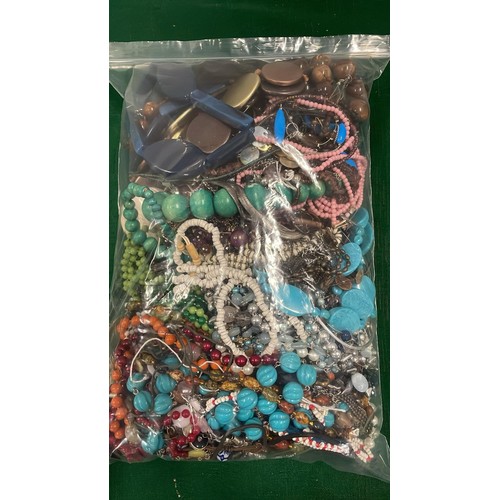 154 - QTY OF COSTUME JEWELLERY 2.332 KG