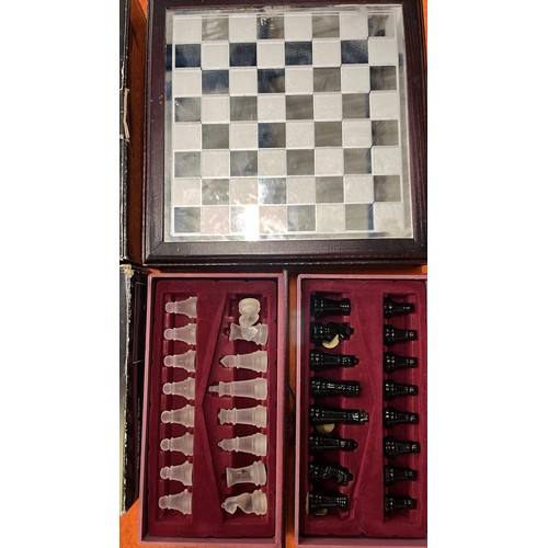 66 - CHESS SETS AND MAH JONG