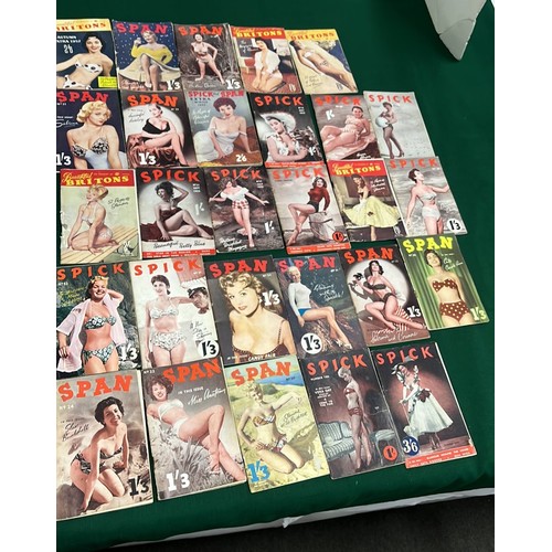 43 - 28 X ISSUES OF SPICK AND SPAN MAGAZINE