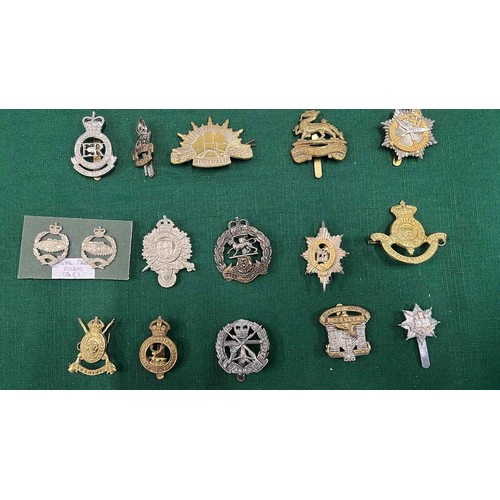 42 - WWI & WWII CAP BADGES