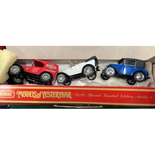 34 - RED BOXED MATCHBOX YESTERYEAR VEHICLES