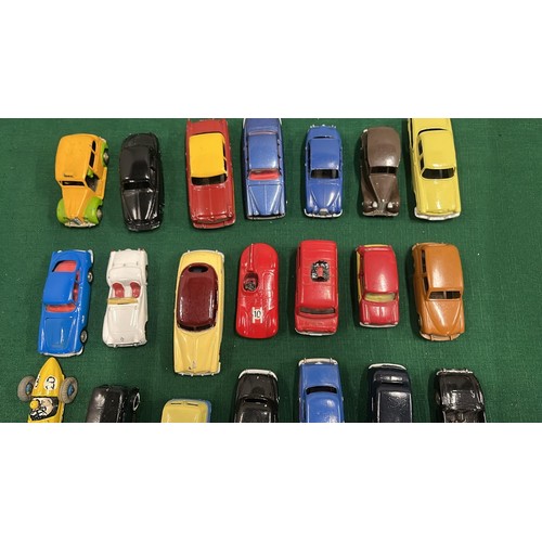 30 - REPAINTED CORGI & DINKY VEHICLES