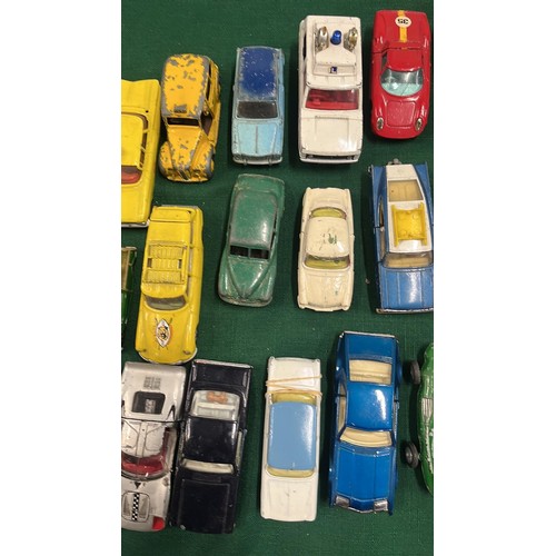 21A - CORGI & DINKEY DIE CAST VEHICLES / PLAY WORN