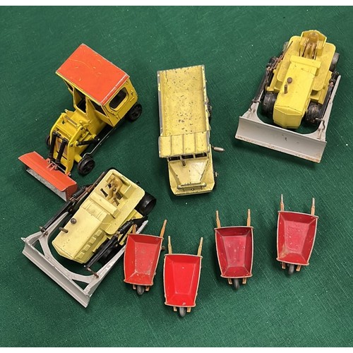 24 - DINKEY BULL DOZERS AND WHEEL BARROWS