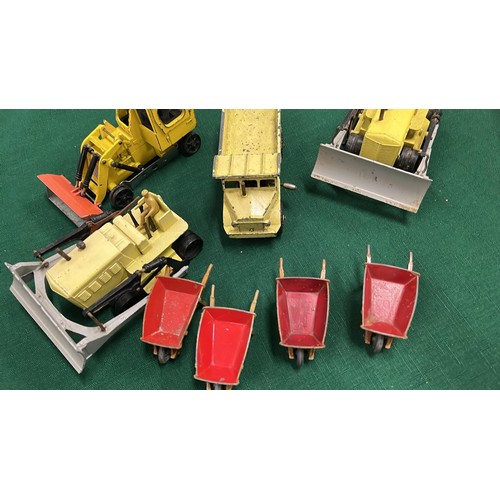 24 - DINKEY BULL DOZERS AND WHEEL BARROWS