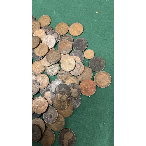 16 - MIXED HEAD PENNY COINS 2.464 KG TOTAL WEIGHT