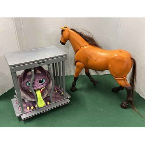 25 - HORSE AND CAGED FIGURE