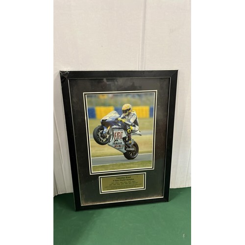 26 - FRAMED VALENTINO ROSSI