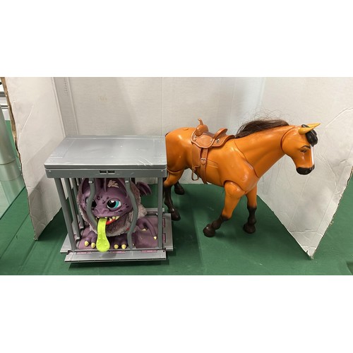 25 - HORSE AND CAGED FIGURE