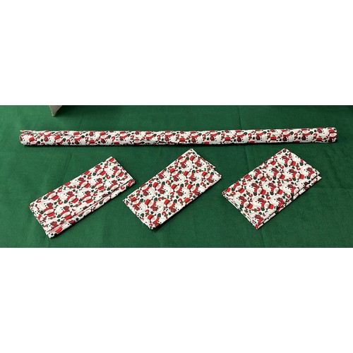 38 - END OF ROLL COTTON FABRIC / SNOWMAN