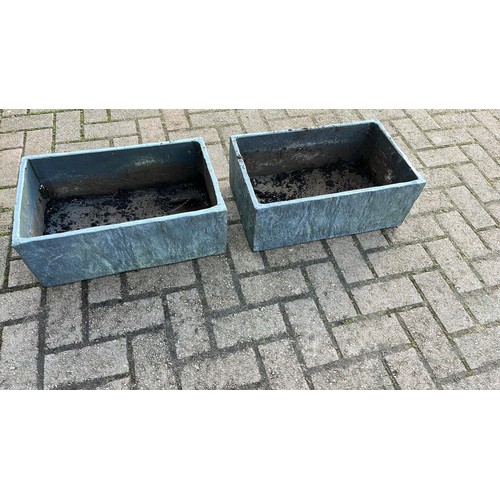 823 - Two garden planters