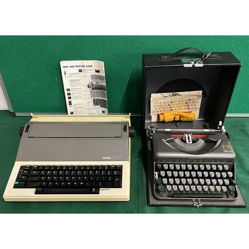 TWO VINTAGE TYPEWRITERS